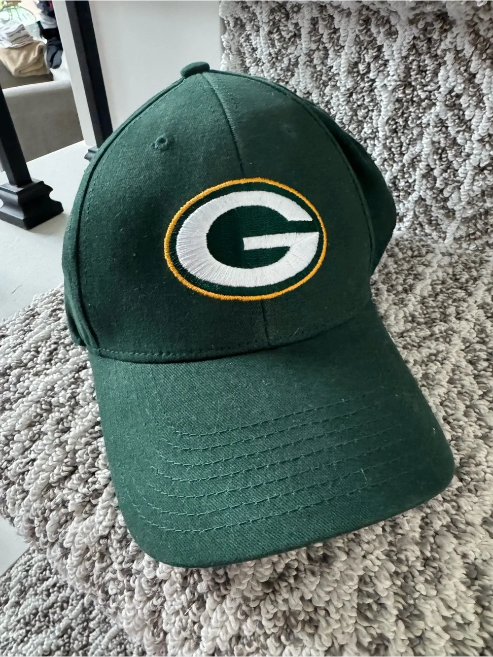 Green Bay Packers Hat with Embroidered logo Kids Size